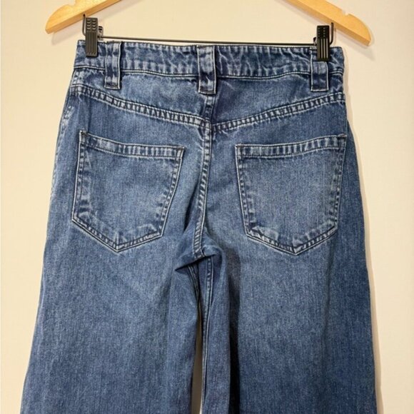 Free People Sahara Extreme Wide Leg Jeans Size 27 We The Free - Picture 12 of 13